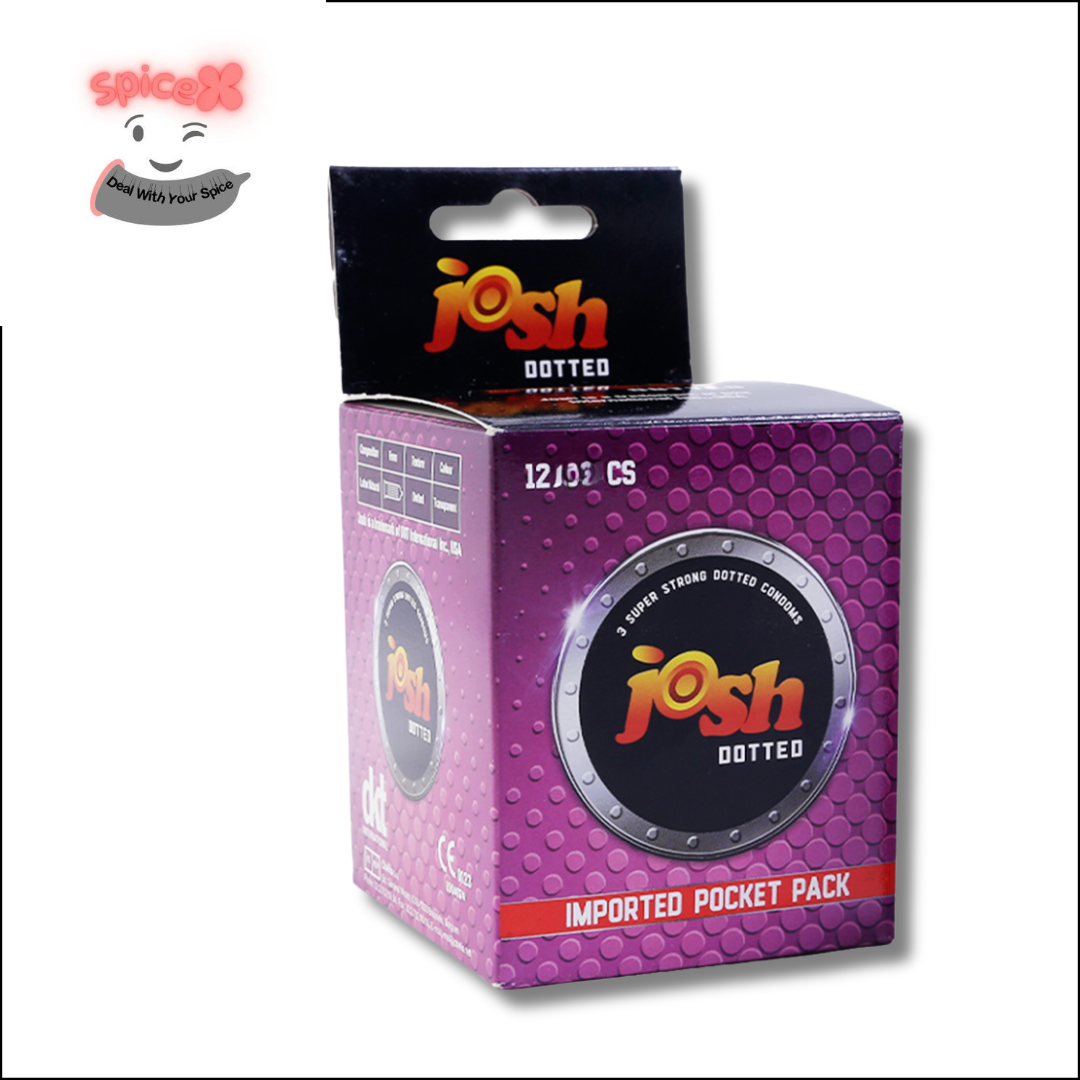 JOSH Dotted Condoms Complete Box of 48 Condoms