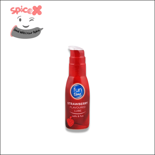 Funtime Strawberry flavored Lube Water Based Lubricant - 75ml