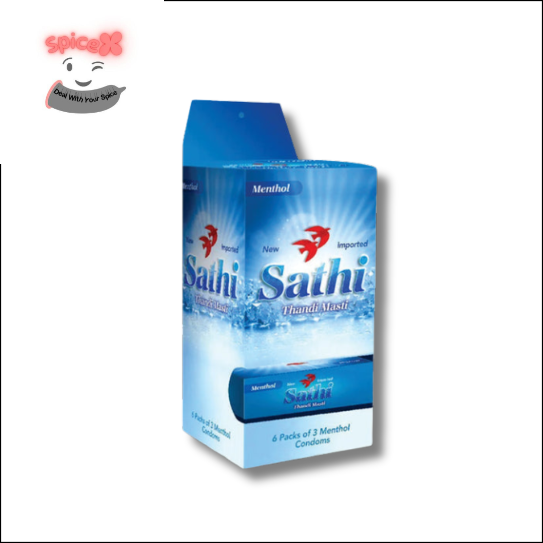 SATHI Menthol Complete Box Pack of 30 Condoms